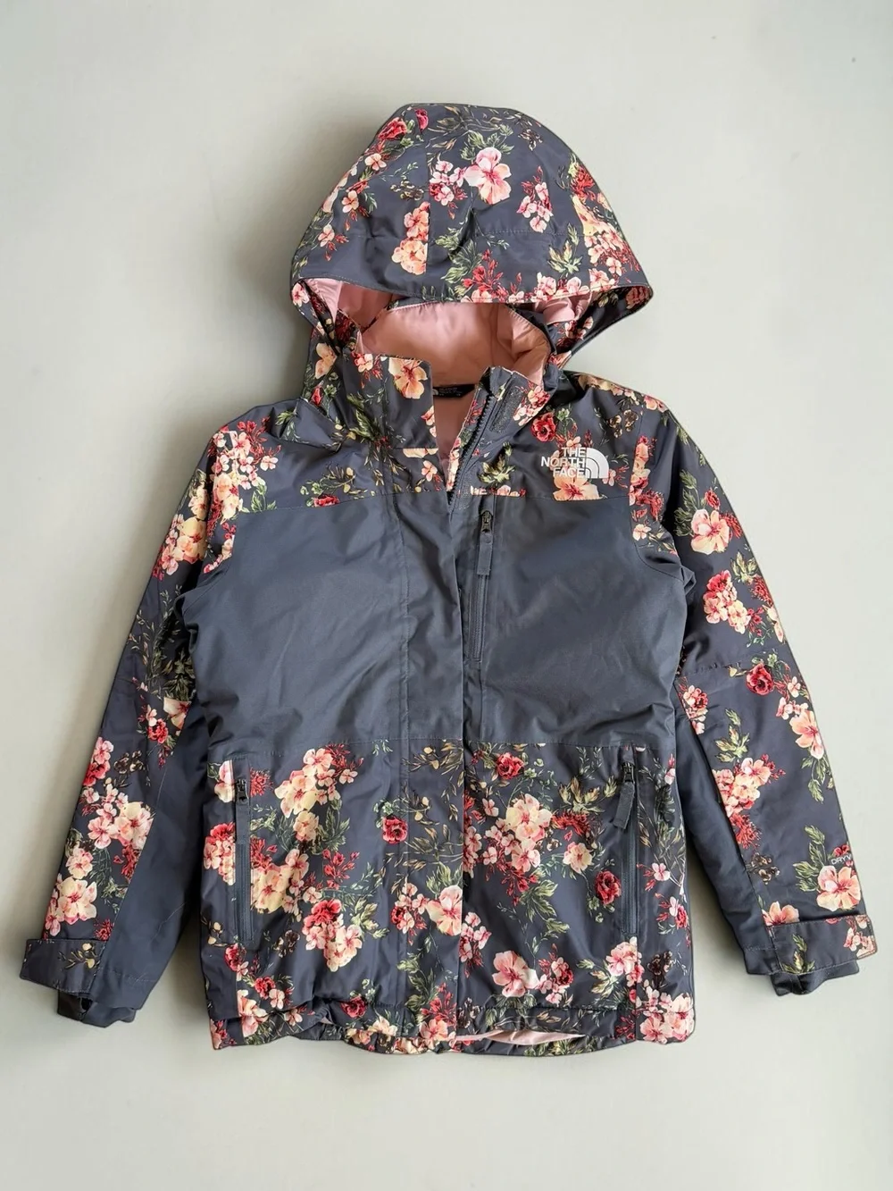 THE NORTH FACE EUC Floral Freedom Extreme Insulated DryVent Winter Ski Jacket